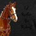 thumbnail image 3 of CafePress - Id Rather Be Riding! Horse T Shirt - Womens Football Shirt, 3 of 4