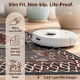 thumbnail image 6 of Design&I 8'x10' Washable Area Rug Border Door Mongolian Checkered Nylon Hallway Assorted Boho Vintage Playful for Living Room, Family Extra Large Skid-Resistant Low Profile, 6 of 7