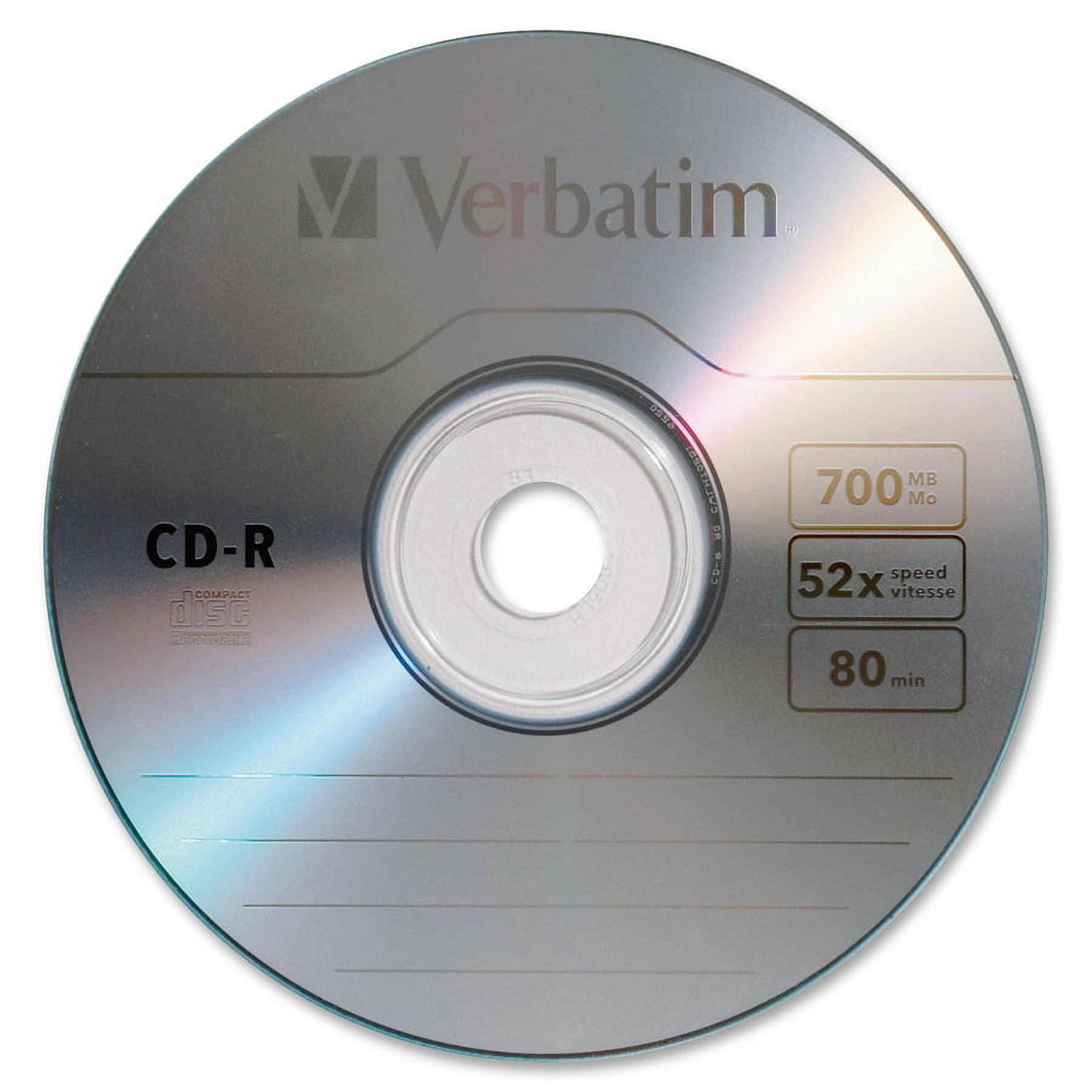 CD-R MEDIARANGE 700 Mo / 80min - Vitesse 52x - Tour de 25
