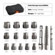 thumbnail image 2 of Juego de extractores de tornillos profesional - Juego de brocas de 27 piezas Juego de extractores de pernos y tuercas, 2 of 5