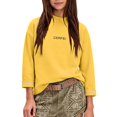 thumbnail image 5 of Girls Warm Undershirts Fleece Crew Neck Loose Fit Pullover Soft Long Sleeve Fall Winter Casual Outfits Yellow 3-4Years, 5 of 6