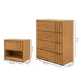 thumbnail image 5 of Set de Cajonera y 2 Buros Qatar - Natural, 5 of 5