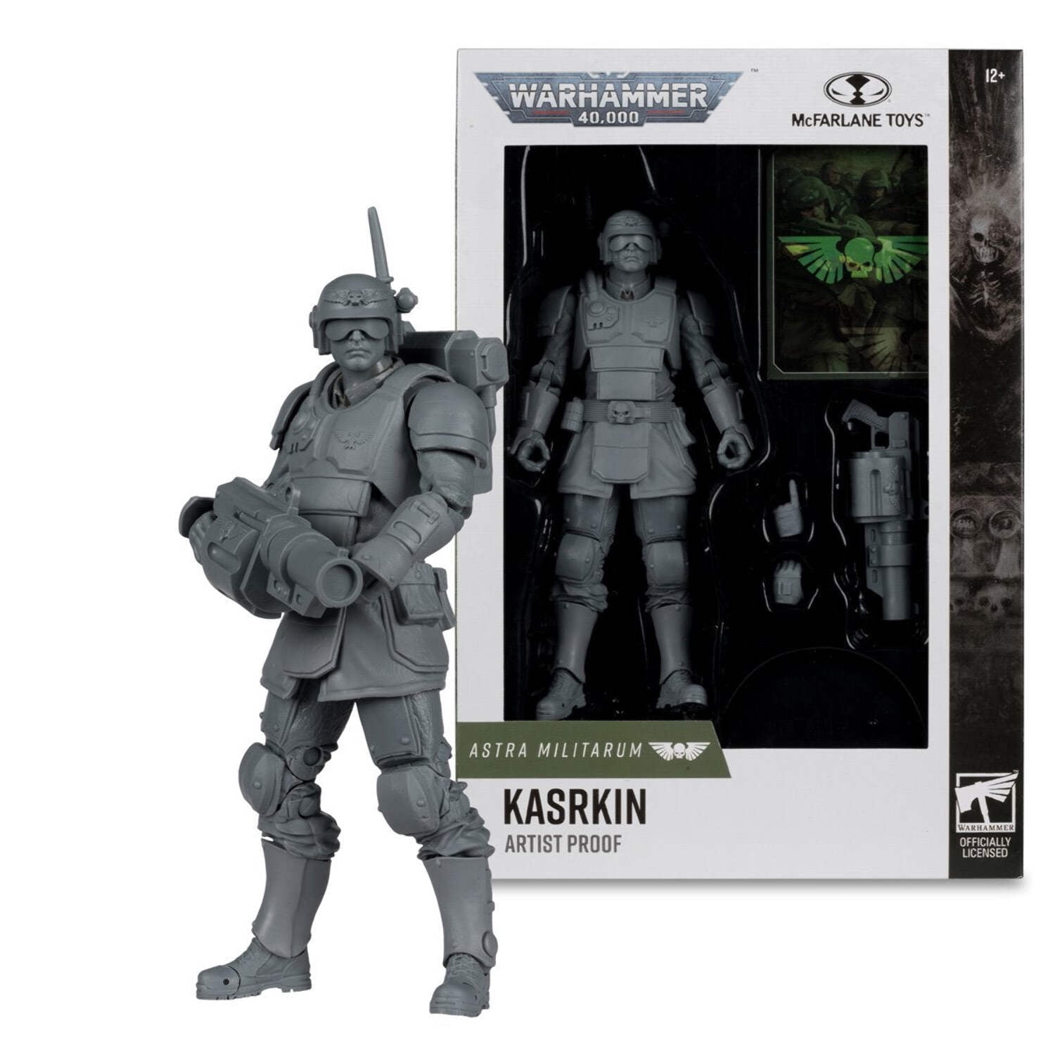 McFarlane - Warhammer 40K - Astra Militarum  - 7" Kasrkin (Artist Proof) Action Figure