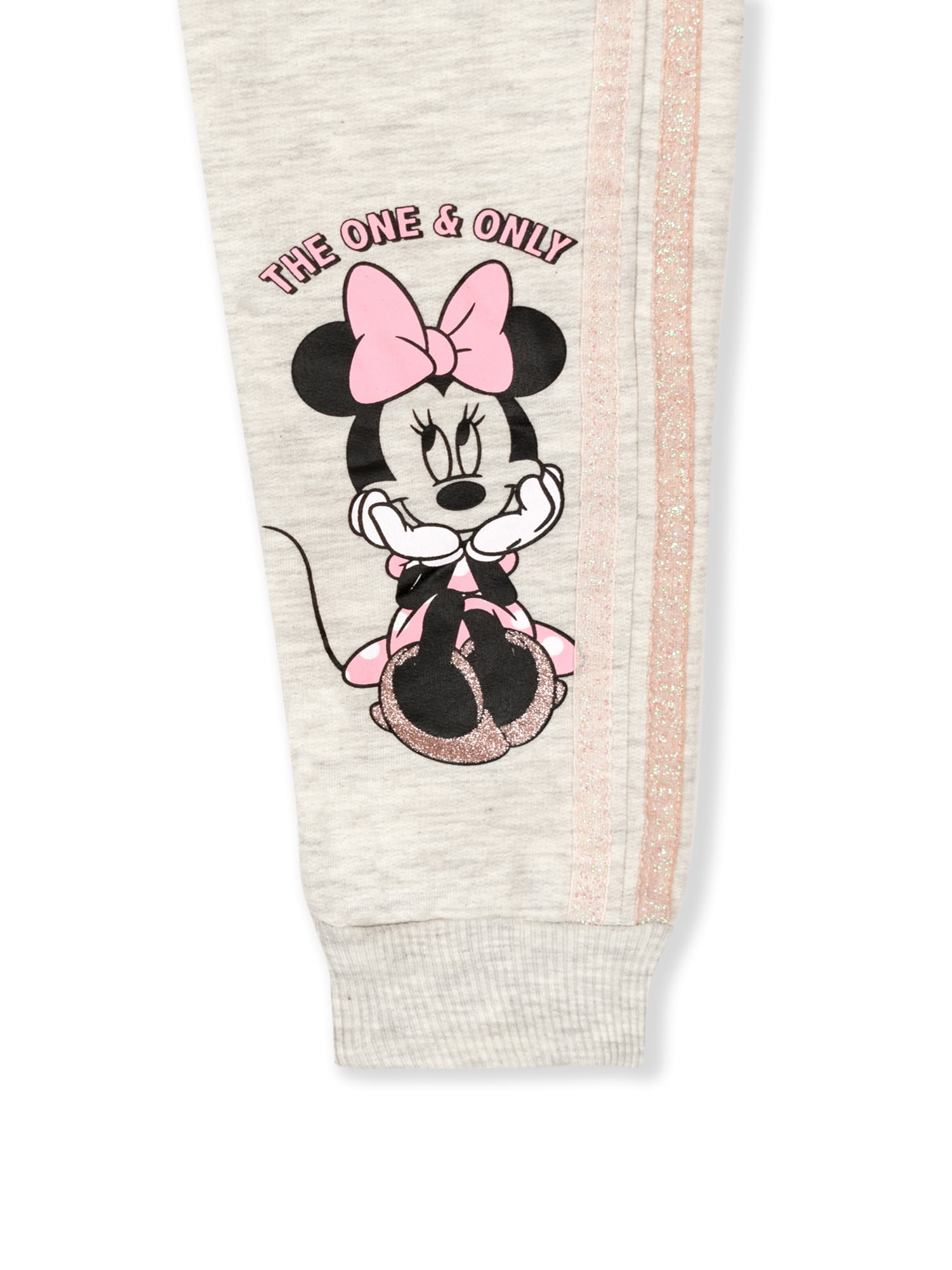Disney Minnie Mouse Girls Jogger Sweatpants, 2-pack, Sizes 4-6X