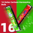 thumbnail image 3 of Armónica Wholelovein de 16 agujeros para niños con 15 piezas y regalo de devolución, 3 of 8