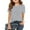 AM13-Light Gray, variant on Lumtrix Girls Short Sleeve Shirts Ribbed Knit Tops Crew Neck Slim Fit Tees Summer Basic Cute Blouse 5-14 Year For Every Day Orange 160