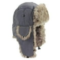 thumbnail image 2 of Men Winter Lei Feng Hat Thickened Plush Ear Fuzzy Faux Fur Windoroof Waterproof Adjustable Heat Retention Outdoor Skiing Skating Snowboarding Hataily Life, 2 of 8