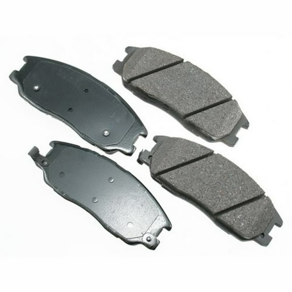 Akebono PRO-ACT Ultra-Premium Brake Pad Set, Ceramic Fits select: 2001-2006 HYUNDAI SANTA FE, 2003-2009 KIA SORENTO