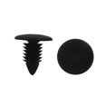 thumbnail image 1 of 100Pcs Clips del Panel Remache de Plástico 9mm Agujero Vehículo Coche Negro Tipo Empuje Parachoques Recortes Embellecedor, 1 of 1