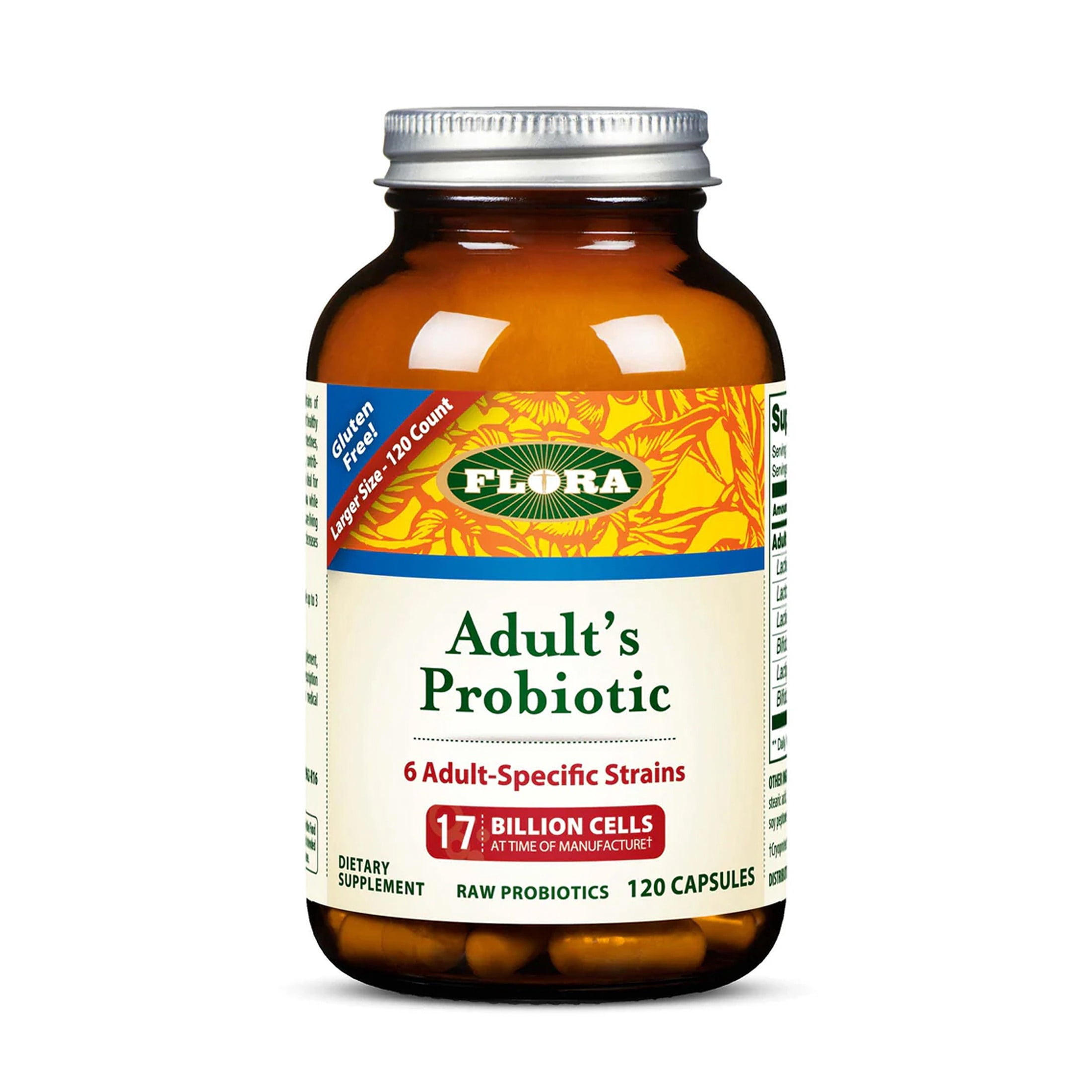 Flora Super Bifido Plus 102 Billion CFU, Raw Probiotics for Men