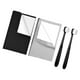 thumbnail image 5 of 2 Piezas Paño Limpiador Joyería Paño Pulidor Plata Kit Limpiador Joyería Cepillo Multifuncional Doble Cara Material Franela PP Reutilizable Adecuado P Negro y gris claro, 5 of 9