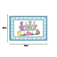 thumbnail image 3 of Qocolhg Carrots Bunny Happy Easter Kitchen Mats,Spring Home Decor Kitchen Rugs for Floor,Easter Doormat Spring Welcome Mat,Easter Bathroom Rugs Front Door Mat Indoor Outdoor Entrance Decor Clearance, 3 of 6