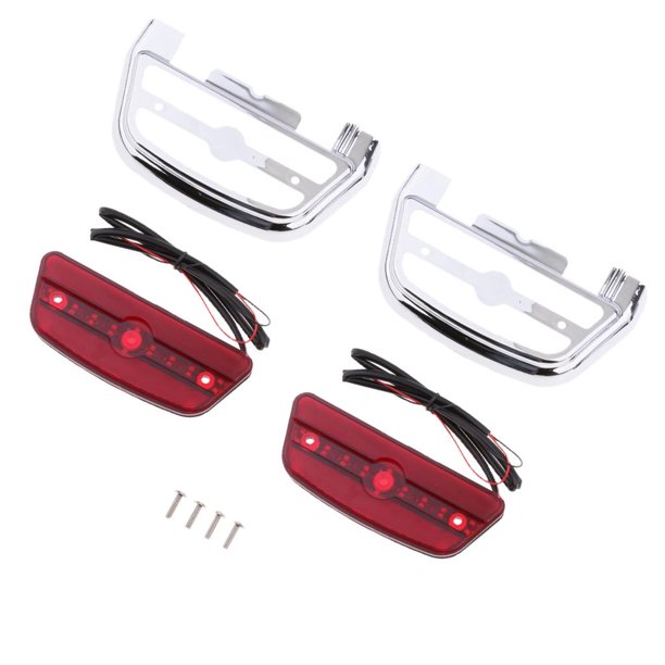 Passenger Footboard Floorboard Cover para Touring Cromo shamjiam Estribo de pasajero con luz LED