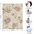 thumbnail image 4 of Pioneer Flower Floral Print Pattern Blanket,Comfortable Soft Flannel Throw Blanket,All Season,Warm Lightweight Blankets for Sofa Bed Couch Living Room Chair,30"x40", 4 of 4