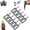 #9+#11, variant on 5 Pcs Wire Twister Tool for Drill, Wire Twisting Tool, Wire Twister wire Connector, 2026 Wires Nut twister For Dril, Durable Wires Stripper & Electrical Cable Twisting tool for Electricians