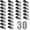 30, variant on 30 Pack 2 Pin Stripless Wire Connectors, Lockable Plug-in Low Wire Terminals, Quick Disconnect LED Light Strip Connectors, 22-18 AWG, 300V, 9A (30)