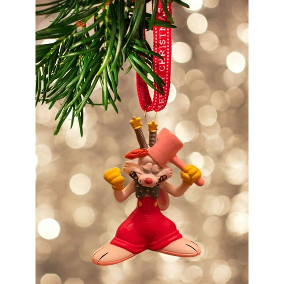 Ornament Disney Amblin Roger Rabbit Pvc Figure Hammer Mallet Head Bonk