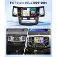 thumbnail image 2 of Autorradio estéreo METEESER Android 13 Toyota Hilux 05-14 9", 2 of 7