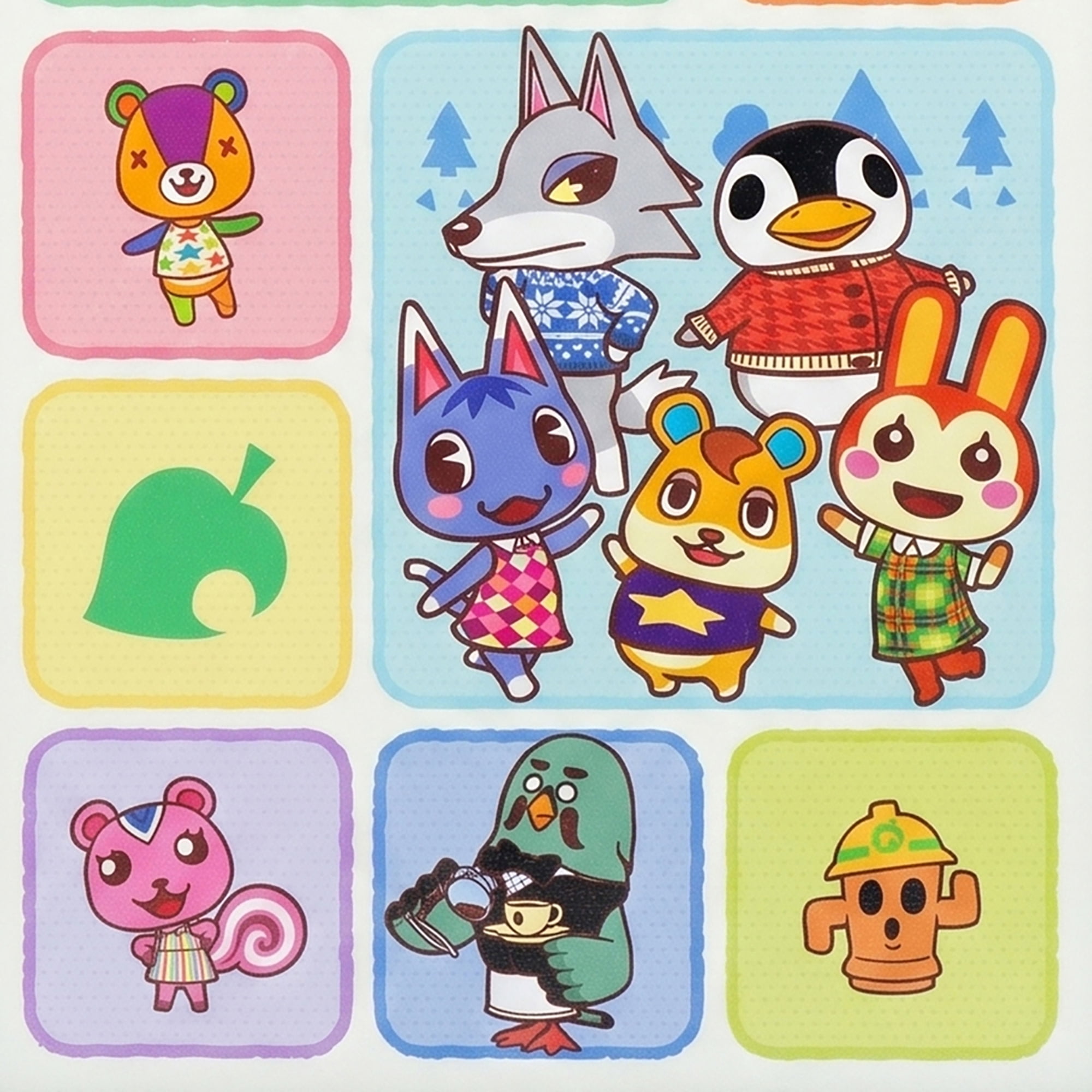 Pyramid America: Animal Crossing: Scene Grid - 11x17 Framed Gel Coated Poster - Video Game Artwork, Licensed Nintendo Wall Decor, Collectible Print