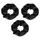 thumbnail image 1 of Uxcell 3 piezas de scrunchies con cremallera (2 pulgadas) - Scrunchie de satén de seda, lazos para el cabello, para chicas y mujeres, negro, 1 of 6