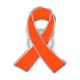 thumbnail image 4 of Broche con cinta naranja para el cáncer de mama y la concienciación. Accesorio de moda para ropa, bolsos y decoraciones festivas. Paquete de 50, 4 of 8