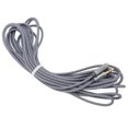 thumbnail image 4 of Cable de extensión para auriculares Conector chapado en oro Trenza de nailon Adaptador de extensión estéreo macho a hembra de 3,5 mm 5 m / 16,4 pies, 4 of 5