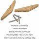 thumbnail image 4 of 6 ganchos de madera vintage, capacidad de carga de 5 kg, ganchos de pared, ganchos para albornoces, ganchos para sombreros, ganchos para abrigos, ganchos multiusos, ganchos para llaves, 4 of 5