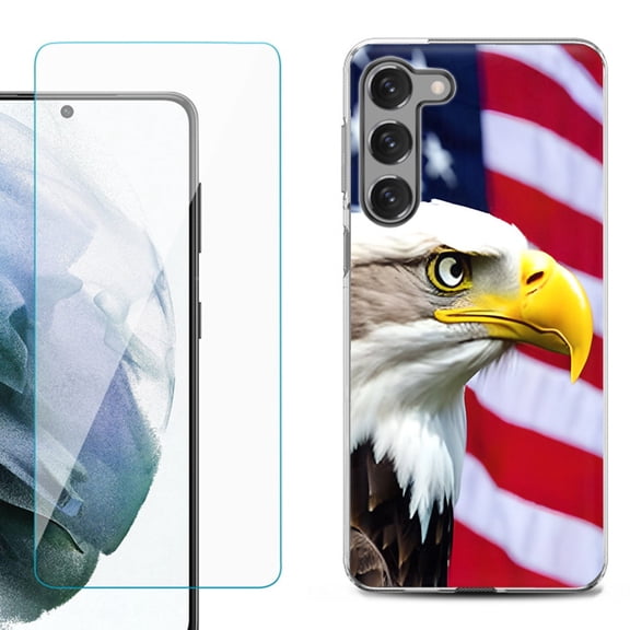Shockproof Fashion Phone Case for Samsung Galaxy S23 5G, by OneToughShield ® - Eagle