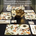 thumbnail image 5 of Cala Home "Farmhouse Fall Leaves" Premium Decorative Hardboard Placemats 4 Pack, 5 of 7