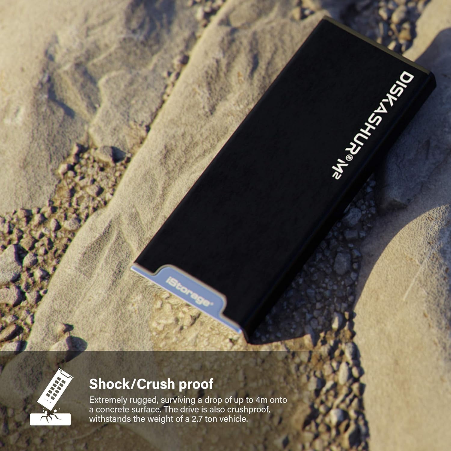 Istorage 1TB diskAshur M2 256-Bit Encrypted External SSD