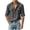 Dark Gray, variant on Men's Spread-Collar Dual-Pocket Roll-Up Textured Shirt, Natural Breathable Linen-Cotton for weekend shopping White S