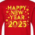 thumbnail image 4 of Inktastic Happy New Year 2025 Long Sleeve Youth T-Shirt, 4 of 5