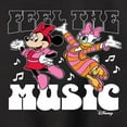 thumbnail image 3 of Disney - Mickey & Friends - Daisy Dances with Minnie - Feel the Music - Toddler And Youth Long Sleeve Graphic T-Shirt, 3 of 5