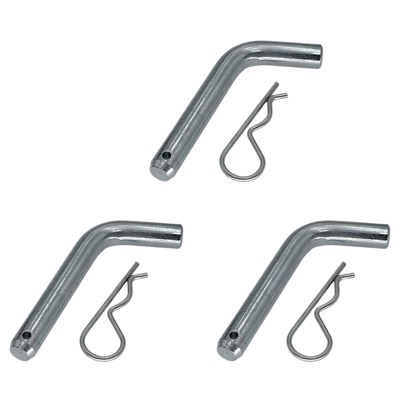 3X Trailer Hitch Pin and Clip 5/8Inch Diameter Heavy Duty Trailer Hitch for 2 Inch Diameter