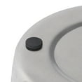 thumbnail image 7 of happimess Riley Modern Classic Hammered Steel Accent 2-Gallon Wastebasket, Brushed Steel, HPM1111C, 7 of 7