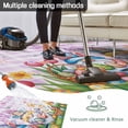 thumbnail image 5 of Easter Gnomes Bunnies Outdoor Rug for Patio/Deck/Porch, Non-Slip Large Area Rug 3 x 5 Ft, Spring Easter Eggs Floral Purple Plaid Indoor Outdoor Rugs Washable Area Rugs, Camping Rug Carpet Runner, 5 of 8