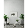 thumbnail image 6 of Marmont Hill Angry Bison Framed Wall Art, 16" x 24", 6 of 6