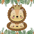 thumbnail image 6 of Jungle Animal Theme Paper Plate Animal Disposable Plates Cutlery Set for Wild Animal Theme Baby Baptism Lion, 6 of 7