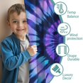 thumbnail image 3 of Blackout Kids Curtains,Blue Purple Tie Dye Mandala Pattern Childrens Insulated Curtains Set Of 2,Bedroom Essentials,Toddler Room Decor 42"x54", 3 of 5