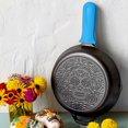 thumbnail image 3 of Lodge Skull Skillet 10.25 Inch + Blue Handle Holder, 3 of 4