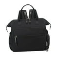 thumbnail image 3 of Bolsa de pañales para bebés, bolsa de viaje para niños y niñas, bolsa de transporte de gran capacidad, bolsa de pañales Negro, 3 of 8