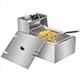 thumbnail image 3 of ZOKOP 6L Electric Deep Fryer, Kitchen Frying Machine, Countertop Stainless Steel French Fryer W/Basket, 2500W, 3 of 4