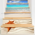 3D Scenery Beach Stair Stickers ration Removable Adhesive Staircase ...