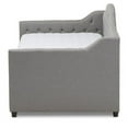 thumbnail image 4 of Baxton Studio Perry Tissu Daybed avec Lit Gigogne en Gris Clair, 4 of 12