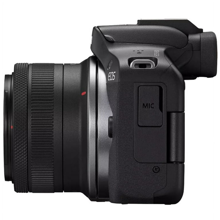 Canon EOS R50 Mirrorless Camera Black with RF-S 18-45mm Lens Canon EOS R50 Mirrorless Camera Black with RF-S 18-45mm Lens