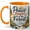 Orange, variant on Peace Begins in the Forest Coffee Mug, Cabin Forest Stream and Sunrise Design, 11 oz Ceramic Cup