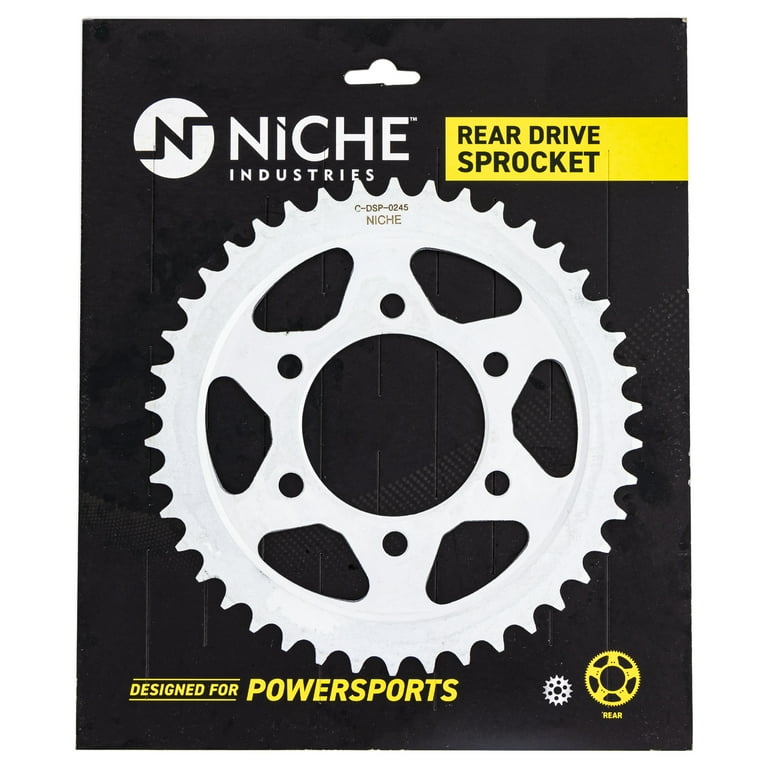 Gチャン Niche Sprocket Chain Set for Kawasaki Z1000 16/42T 525