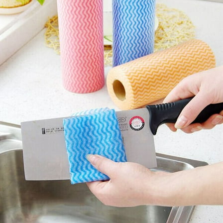 TAILTOSS 50Pcs Reusable Kitchen Wipes Non-woven for Resistance in Restaurants