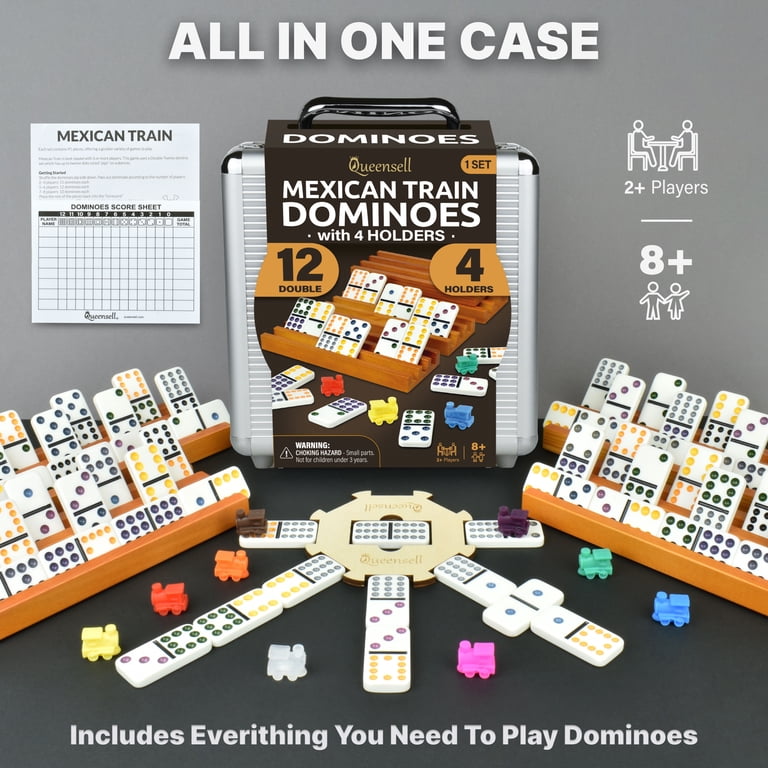 Weiblespiele 04394 Mexican-Train Jeu de Dominos Double 12 - Jeux - Jouets