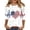 Red, variant on 4th Of July Shirts Women Relaxed Fit Crew Neck Long Sleeve Patriotic T Shirt American Falg Print Summer Fashion Casual Tops Red S